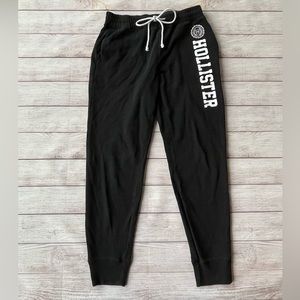 Hollister High-Rise Fleece Logo Joggers